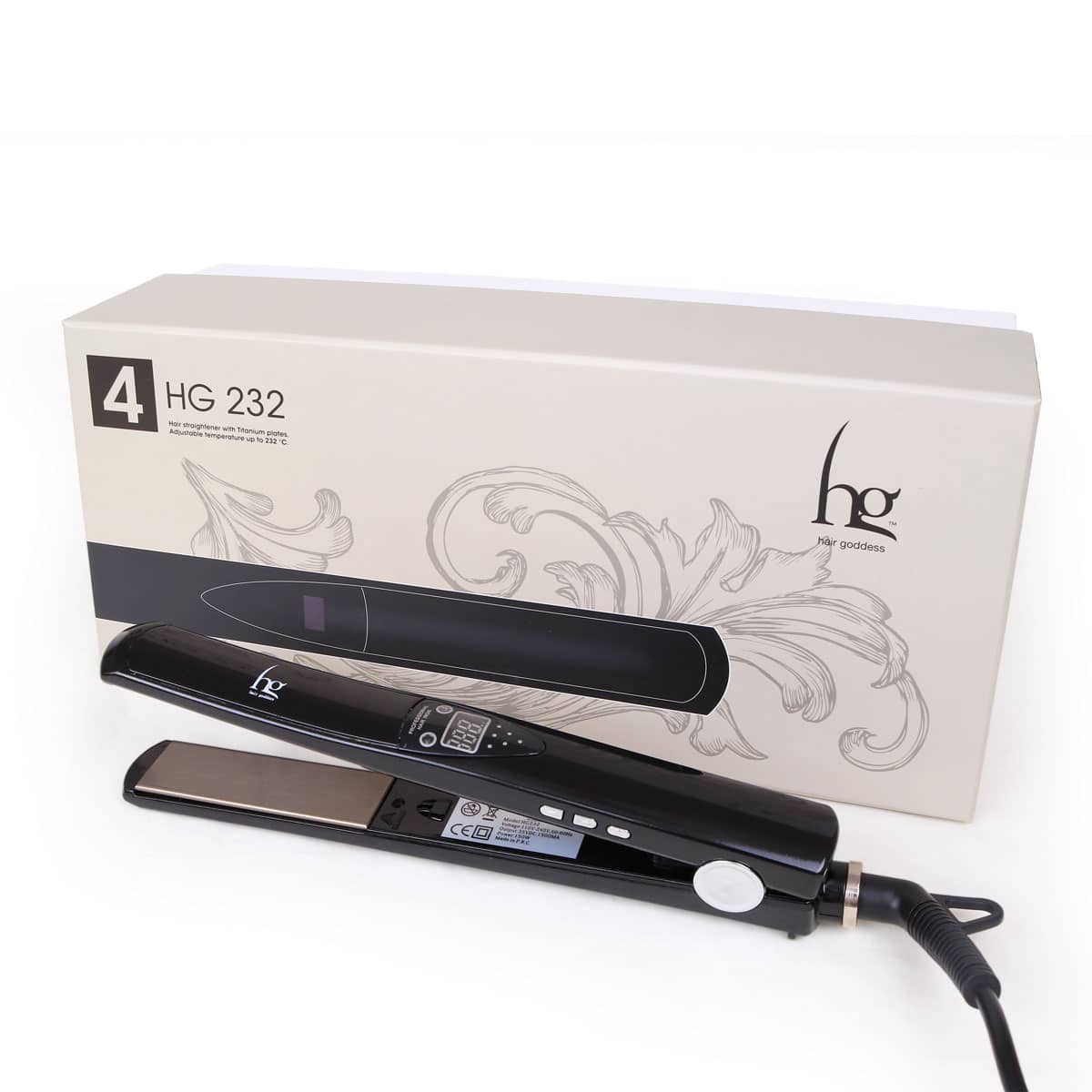 Hg Titanium Digital Piastra per capelli