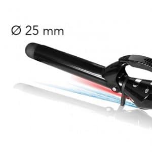 Ferro per capelli HG Spectrum Curling Infrared 230° con diametro ø19mm e ø25mm