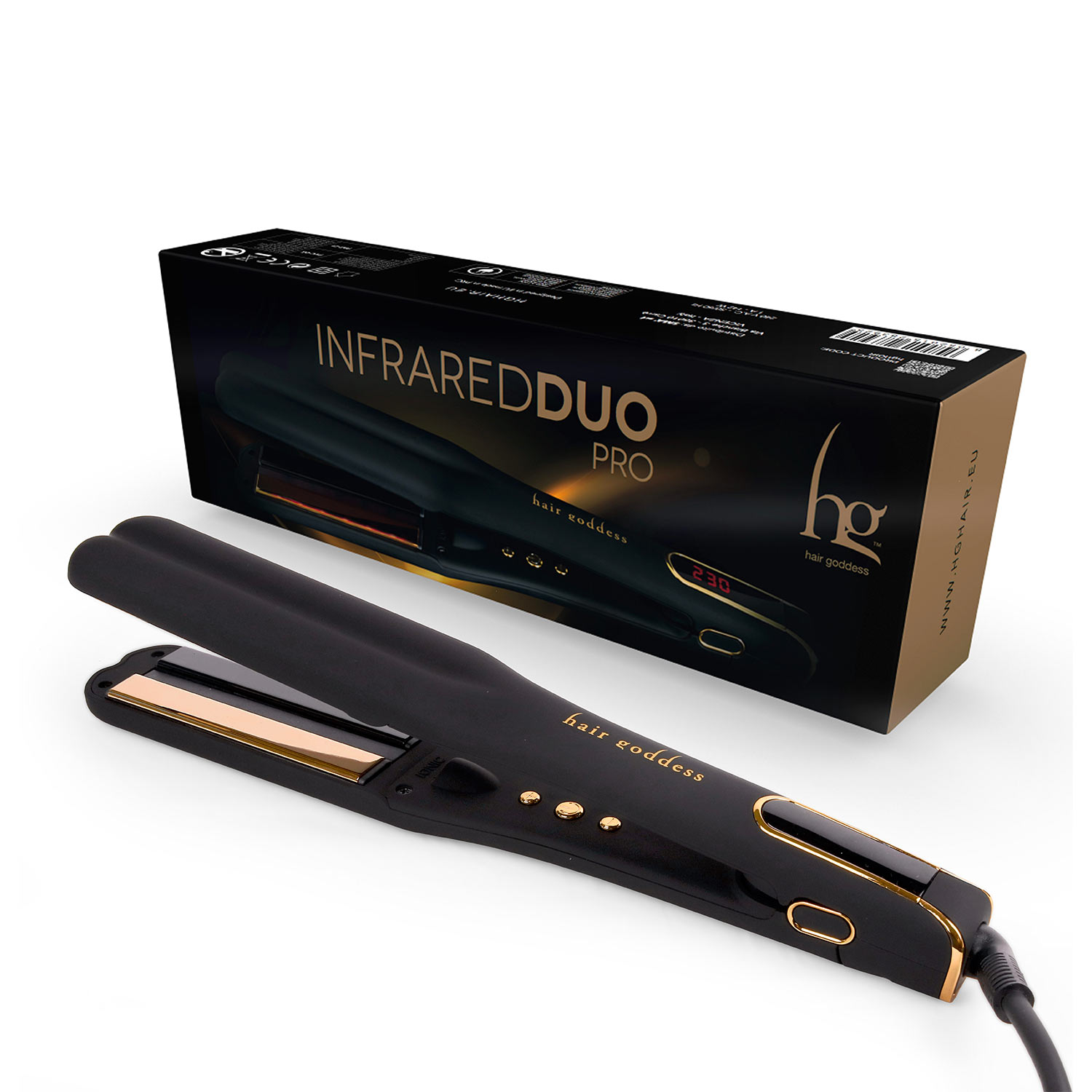 Hg Infrared Duo Pro Piastra per capelli