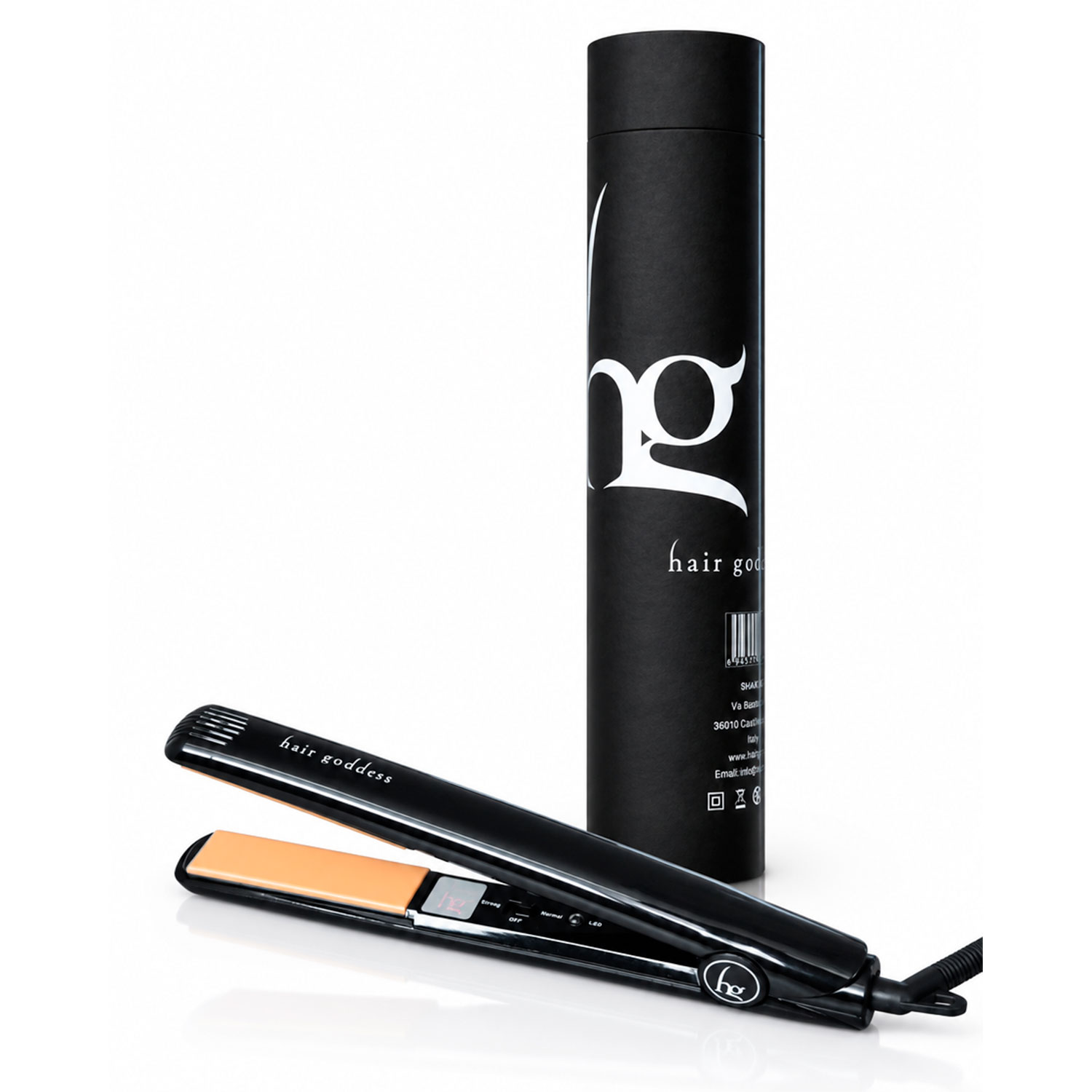 Hg Pro Black no diamond KCP Piastra per capelli